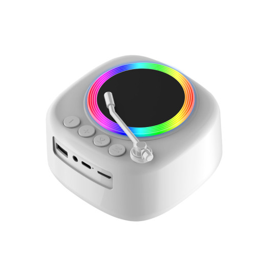 復古漫遊時光CD唱片音響可錄音桌面藍牙無線音箱迷你可攜式戶外音箱 復古漫遊時光CD唱片音響可錄音桌面藍牙無線音箱迷你可攜式戶外音箱