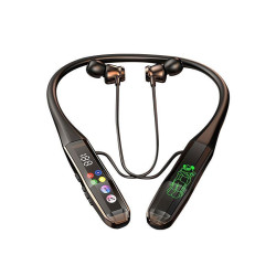 FD-8新款掛脖式高音質藍牙5.4舒適佩戴續航數顯有線通用