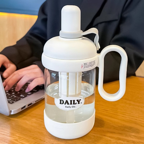 玻璃杯女高顔值大容量茶水分離泡茶杯2025新款辦公室耐高溫吸管杯 玻璃杯女高顔值大容量茶水分離泡茶杯2025新款辦公室耐高溫吸管杯