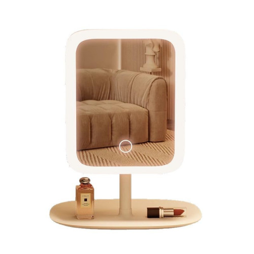 led智能化妝鏡帶燈女生臥室梳妝台梳妝鏡學生宿舍桌面補光小鏡子 led智能化妝鏡帶燈女生臥室梳妝台梳妝鏡學生宿舍桌面補光小鏡子