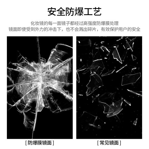 led帶燈圓形鏡子梳妝台鏡子化妝鏡壁掛主臥室梳妝鏡掛牆智能防霧 led帶燈圓形鏡子梳妝台鏡子化妝鏡壁掛主臥室梳妝鏡掛牆智能防霧