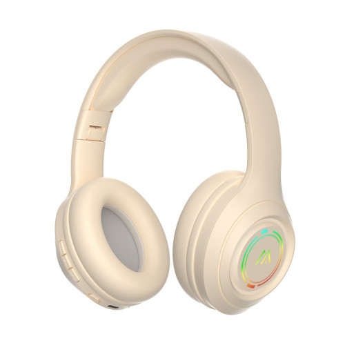 2025新款發光頭戴式藍牙耳機無線電競遊戯高音質運動高顔值降噪