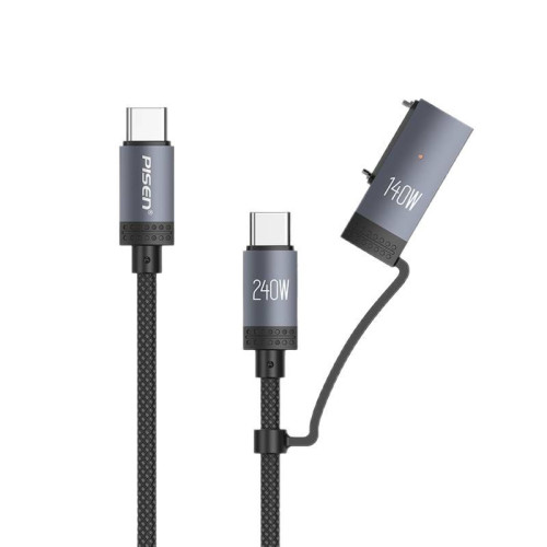 品勝二合一240W筆電數據充電線雙C適用蘋果華爲iPadPro平板快充 品勝二合一240W筆電數據充電線雙C適用蘋果華爲iPadPro平板快充