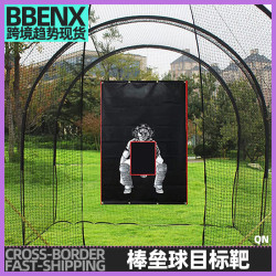 棒球打擊籠靶布6*4ft 訓練打擊靶布訓練投手投球好球區棒壘球擊球
