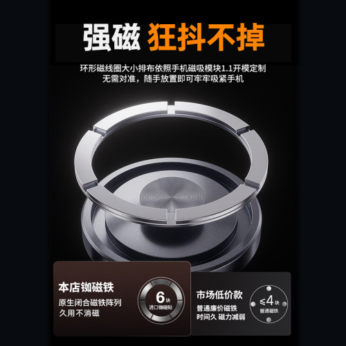 車用手機支架強力磁吸汽車支架導航專用支撐架折曡儀表台粘貼通用