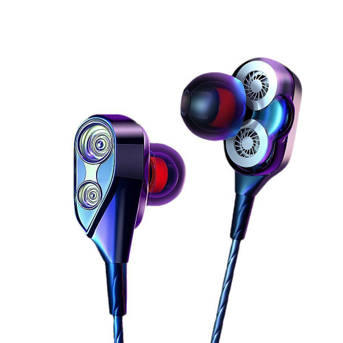 T2耳機有線四核雙動圈銅環遊戯運動電腦入耳式耳機久戴不痛 T2耳機有線四核雙動圈銅環遊戯運動電腦入耳式耳機久戴不痛