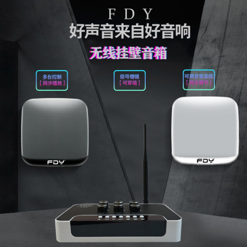店鋪專用藍牙音響多台同步無線壁掛音響餐廳會議室無線掛牆音箱 店鋪專用藍牙音響多台同步無線壁掛音響餐廳會議室無線掛牆音箱