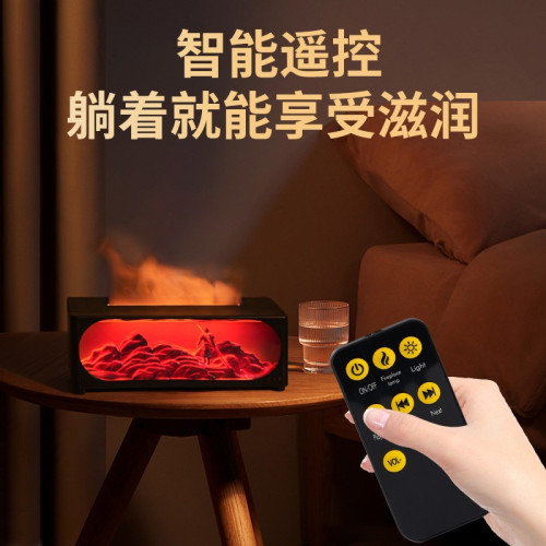 新品壁爐仿真火焰香薰機藍牙音箱家用臥室桌面大霧加溼器禮品 新品壁爐仿真火焰香薰機藍牙音箱家用臥室桌面大霧加溼器禮品