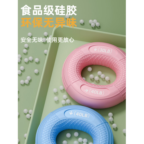 新款條紋光面雙力度握力圈臂肌鍛練握力器手指活動力量康復握力器