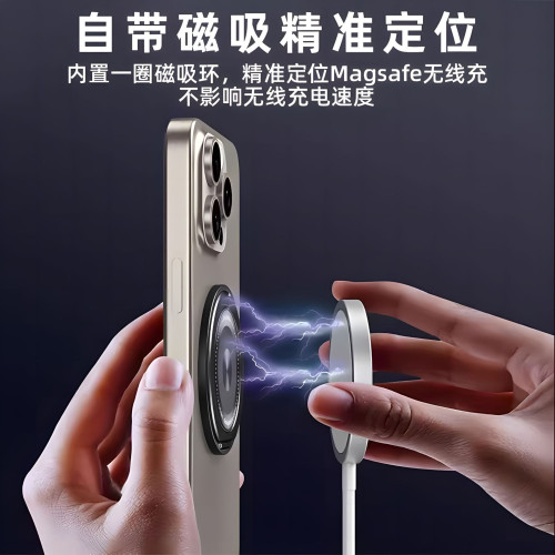 引磁磁吸指環支架可旋轉車用桌面折疊手機懶人背貼磁吸環強磁超薄