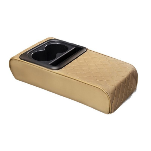 汽車扶手箱墊儲物盒側邊收納水杯架三合一車用汽車扶手箱增高墊 汽車扶手箱墊儲物盒側邊收納水杯架三合一車用汽車扶手箱增高墊