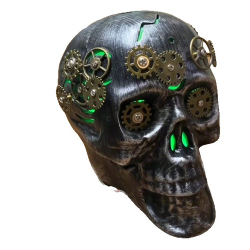 2025骨骼骷顱頭機械香薰機 插電家用彩夜燈香薰霧化加溼器 2025骨骼骷顱頭機械香薰機 插電家用彩夜燈香薰霧化加溼器