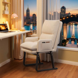 躺椅折曡椅子家用可躺可睡午休沙發椅大學生宿舍兩用靠背椅電腦椅