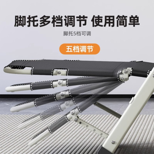 折曡躺椅午休辦公室午睡床家用陽台休閒懶人坐睡兩用戶外靠背椅子