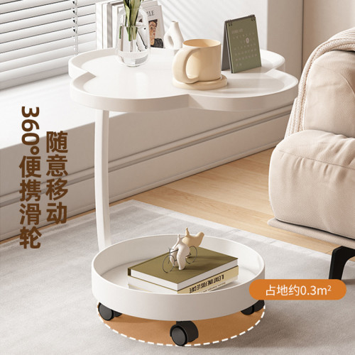 創意邊幾現代簡約沙發邊櫃子奶油風桌子客廳移動置物架網紅小茶幾 創意邊幾現代簡約沙發邊櫃子奶油風桌子客廳移動置物架網紅小茶幾