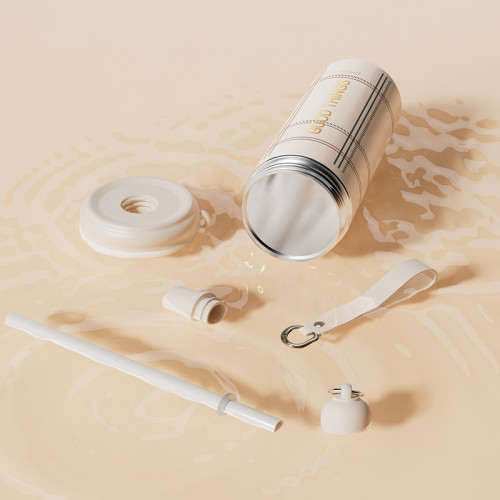 草莓生活新款316保溫杯高顔值女生可攜式吸管水杯情侶辦公室咖啡杯 草莓生活新款316保溫杯高顔值女生可攜式吸管水杯情侶辦公室咖啡杯