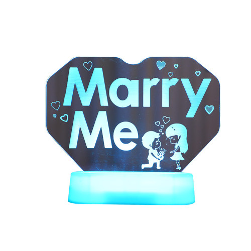 發光marryme字母LED彩燈牌七夕情人節氛圍桌面求婚裝飾布置小夜燈 發光marryme字母LED彩燈牌七夕情人節氛圍桌面求婚裝飾布置小夜燈