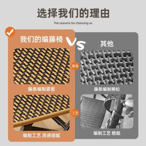 藤編躺椅折疊午休家用老人專用靠背午睡陽台休閒兩用沙發懶人椅子
