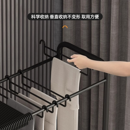 褲子收納架臥室多功能整理掛架可移動褲架衣櫃掛褲子裙子收納神器 褲子收納架臥室多功能整理掛架可移動褲架衣櫃掛褲子裙子收納神器