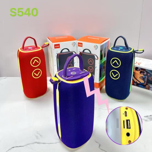 新款BOOMS540無線重低音砲藍牙音箱RGB燈手提戶外布網音響收音機 新款BOOMS540無線重低音砲藍牙音箱RGB燈手提戶外布網音響收音機