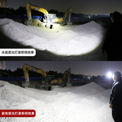 雅尼頭燈736S/9F/V8柔光燈罩柔光罩泛光燈罩秒變近照大泛光頭燈套