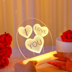 發光iloveyou字母led彩燈牌擺件七夕情人節求婚表白氛圍裝飾布置