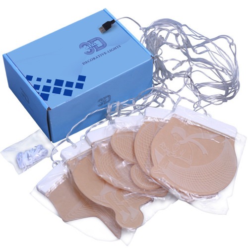 發光蝴蝶五角星冰條LED彩燈七夕情人節氛圍房間窗簾裝飾布置掛飾 發光蝴蝶五角星冰條LED彩燈七夕情人節氛圍房間窗簾裝飾布置掛飾