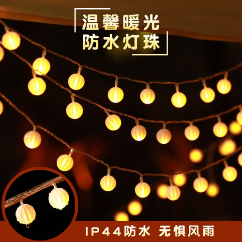 發光太陽能魔球圓球led燈串戶外露營天幕帳篷氛圍裝飾布置掛飾 發光太陽能魔球圓球led燈串戶外露營天幕帳篷氛圍裝飾布置掛飾