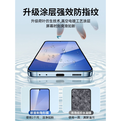 適用三星zflip6手機膜z flip5鋼化膜galaxy保護膜新款filp6折疊內