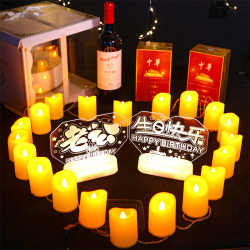 發光老公生日快樂led彩燈牌擺件車後備箱布置布置浪漫氛圍小夜燈