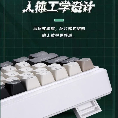 宏基OAK224無線藍牙三模機械手感鍵盤遊戯電競辦公靜音PBT球帽鍵 宏基OAK224無線藍牙三模機械手感鍵盤遊戯電競辦公靜音PBT球帽鍵