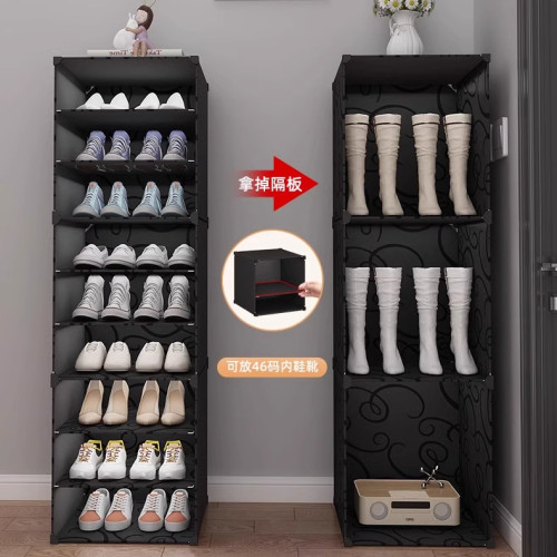 簡易鞋櫃家用門口收納爆款室內多層防塵大容量鞋架子宿舍網紅鞋櫃 簡易鞋櫃家用門口收納爆款室內多層防塵大容量鞋架子宿舍網紅鞋櫃