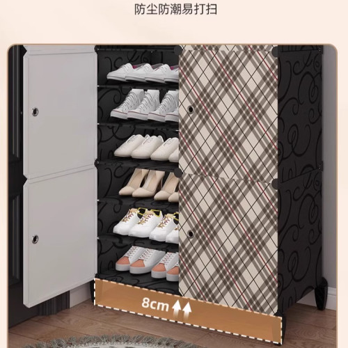 簡易鞋櫃家用門口收納爆款室內多層防塵大容量鞋架子宿舍網紅鞋櫃 簡易鞋櫃家用門口收納爆款室內多層防塵大容量鞋架子宿舍網紅鞋櫃