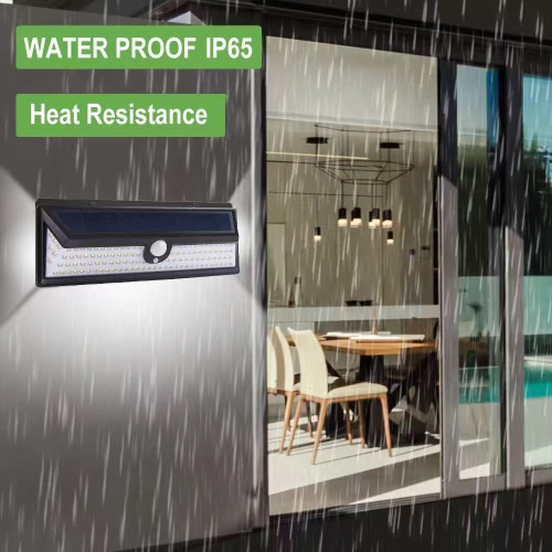 爆款118LED人體感應太陽能燈戶外花園照明庭院燈太陽能長壁燈 爆款118LED人體感應太陽能燈戶外花園照明庭院燈太陽能長壁燈