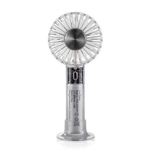 透明款手持製冷小風扇可攜式戶外手機支架氛圍燈迷你可攜式戶外風扇 透明款手持製冷小風扇可攜式戶外手機支架氛圍燈迷你可攜式戶外風扇