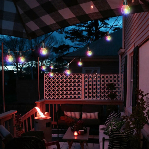 戶外防水G40銅線泡泡氛圍燈串USB插電高亮露營庭院裝飾燈水晶彩燈 戶外防水G40銅線泡泡氛圍燈串USB插電高亮露營庭院裝飾燈水晶彩燈