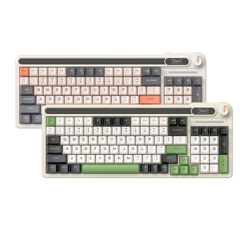 斯邁狼MK98三模RGB無線鍵盤帶螢幕藍牙客製化遊戯機械鍵盤拾音燈 斯邁狼MK98三模RGB無線鍵盤帶螢幕藍牙客製化遊戯機械鍵盤拾音燈