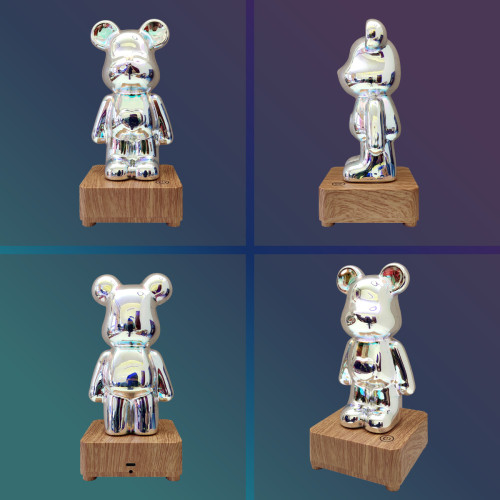 七彩發光小熊小夜燈充電款網紅暴力熊台燈床頭燈生日禮物創意燈 七彩發光小熊小夜燈充電款網紅暴力熊台燈床頭燈生日禮物創意燈