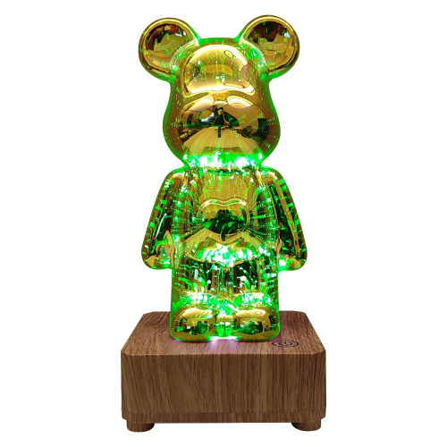 七彩發光小熊小夜燈充電款網紅暴力熊台燈床頭燈生日禮物創意燈 七彩發光小熊小夜燈充電款網紅暴力熊台燈床頭燈生日禮物創意燈