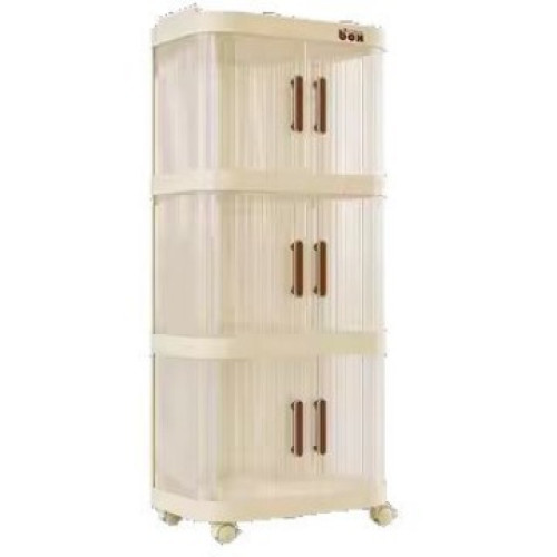 書架落地置物架家用客廳零食收納架兒童繪本書包架移動小推車書櫃 書架落地置物架家用客廳零食收納架兒童繪本書包架移動小推車書櫃