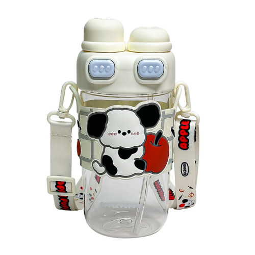 卡通小貓系列雙蓋塑膠杯杯帶繩方可攜式帶卡通杯套矽膠吸管飲水杯批 卡通小貓系列雙蓋塑膠杯杯帶繩方可攜式帶卡通杯套矽膠吸管飲水杯批