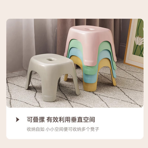加厚塑膠凳子家用板凳換鞋方凳客廳茶幾凳小椅子浴室防滑矮凳坐凳 加厚塑膠凳子家用板凳換鞋方凳客廳茶幾凳小椅子浴室防滑矮凳坐凳