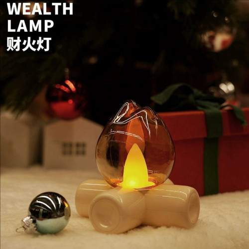 火堆小夜燈充電氛圍燈臥室高級感新奇特産品迷你床頭擺件創意夜燈 火堆小夜燈充電氛圍燈臥室高級感新奇特産品迷你床頭擺件創意夜燈