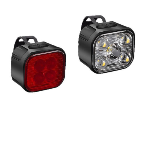 自行車5led前燈尾燈夜騎套裝長續航防雨type-c充電戶外騎行燈 自行車5led前燈尾燈夜騎套裝長續航防雨type-c充電戶外騎行燈