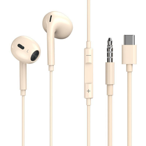 高品質入耳式線控耳機Type-c接口通用低音聽歌通話帶麥有線耳機 高品質入耳式線控耳機Type-c接口通用低音聽歌通話帶麥有線耳機