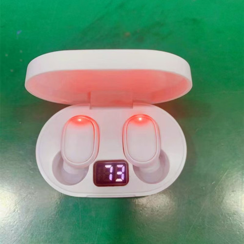 E6S藍牙耳機數顯A6S馬卡龍E7藍牙耳機迷你運動型耳塞式爆款