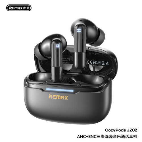 remax藍牙耳機ANC主動降噪低延遲遊戯無線耳機 藍牙5.4手機音樂