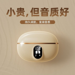 新款TWS無線藍牙耳機NE-110數顯高音質半入耳運動真降噪藍牙