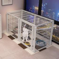 狗籠家用寵物狗屋大中小型寵物圍欄自由拼接帶封頂柵欄貓別墅貓捨