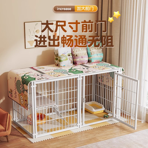 狗籠家用寵物狗屋大中小型寵物圍欄自由拼接帶封頂柵欄貓別墅貓捨 狗籠家用寵物狗屋大中小型寵物圍欄自由拼接帶封頂柵欄貓別墅貓捨